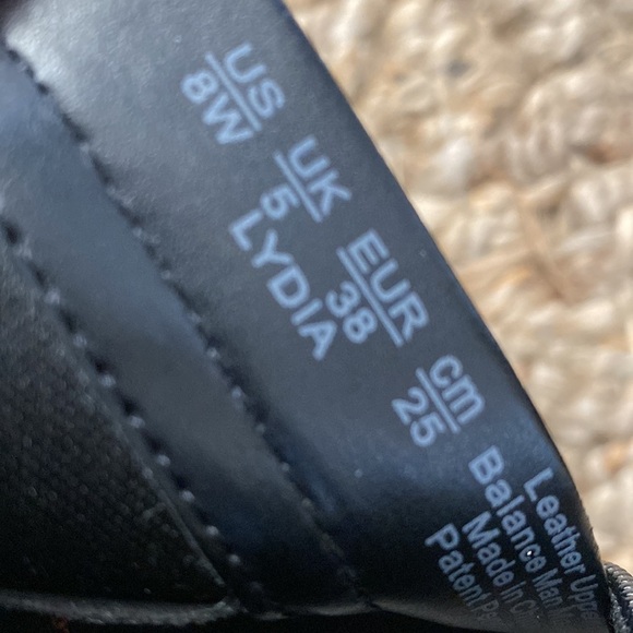 Naturalizer Lydia Leather Ankle Boots Womens 8W shootie shoe black Zip Western - Picture 10 of 10